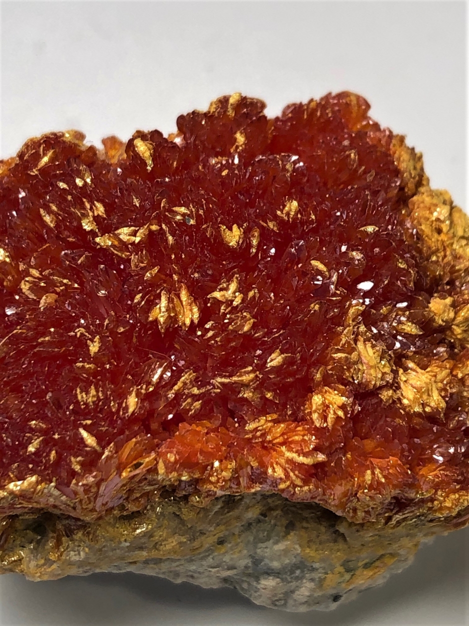 Orpiment On Baryte