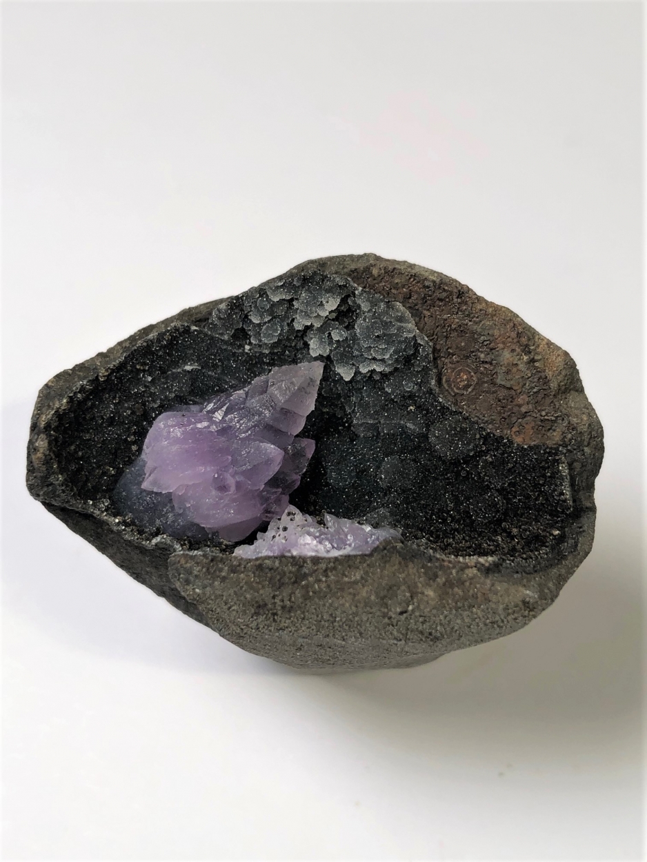 Amethyst On Chalcedony