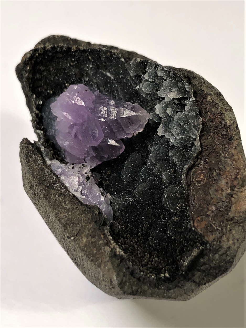 Amethyst On Chalcedony