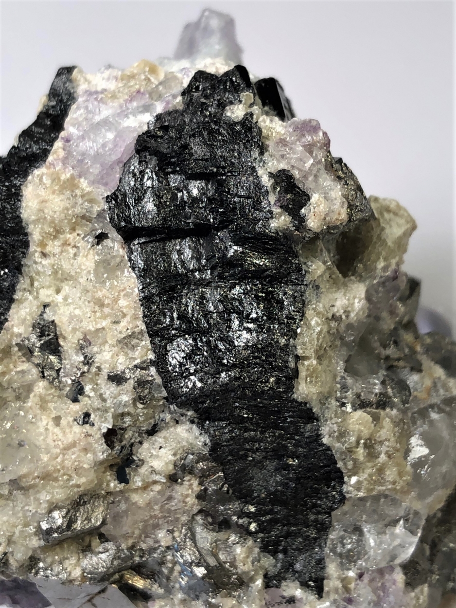 Arsenopyrite Ferberite & Fluorite