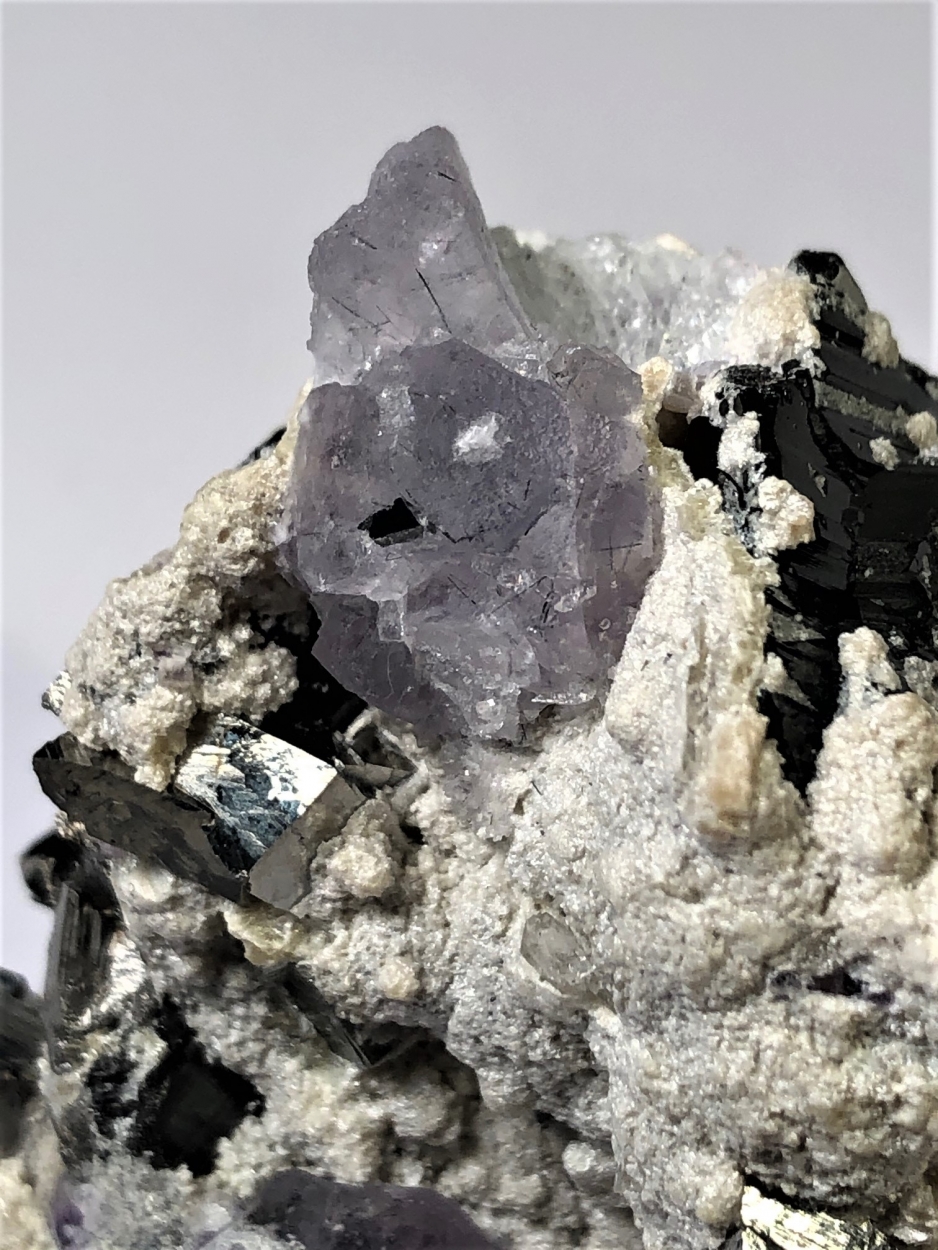 Arsenopyrite Ferberite & Fluorite