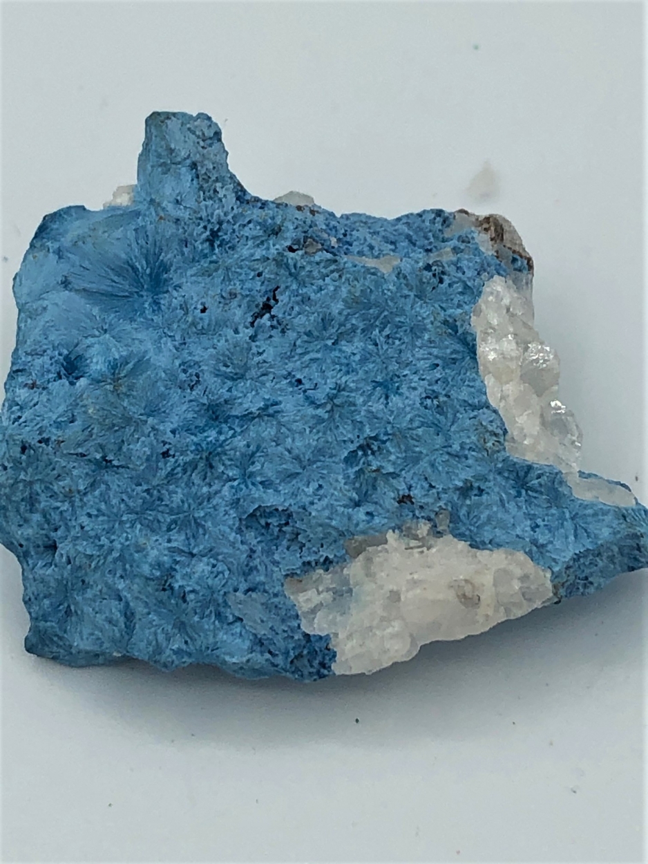 Shattuckite With Calcite