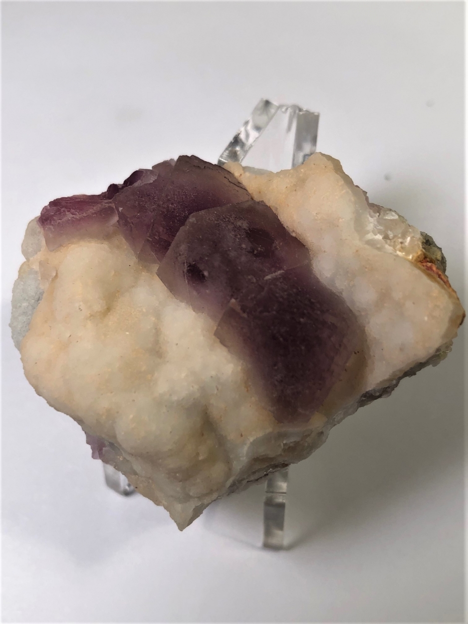 Fluorite With Chalcedony