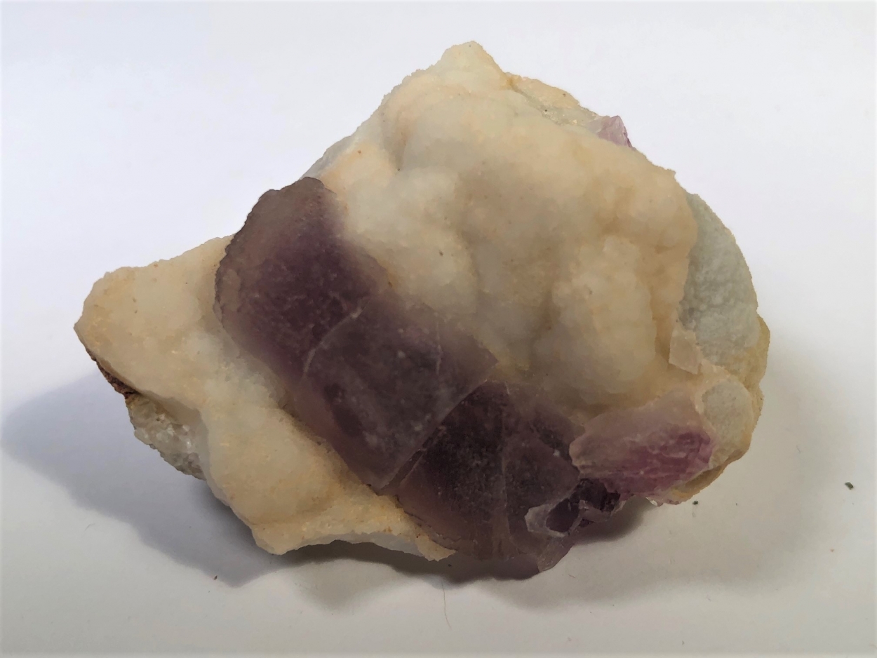 Fluorite With Chalcedony