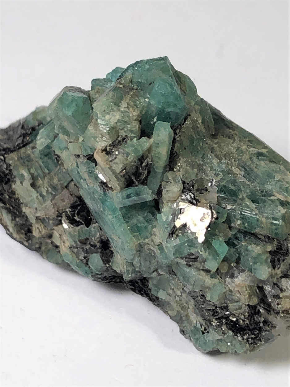 Beryl Var Emerald With Biotite