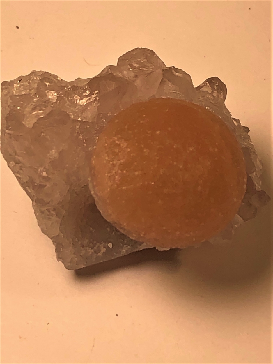 Fluorite On Quartz