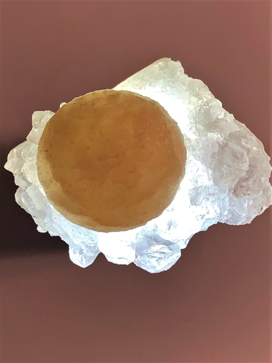 Fluorite On Quartz