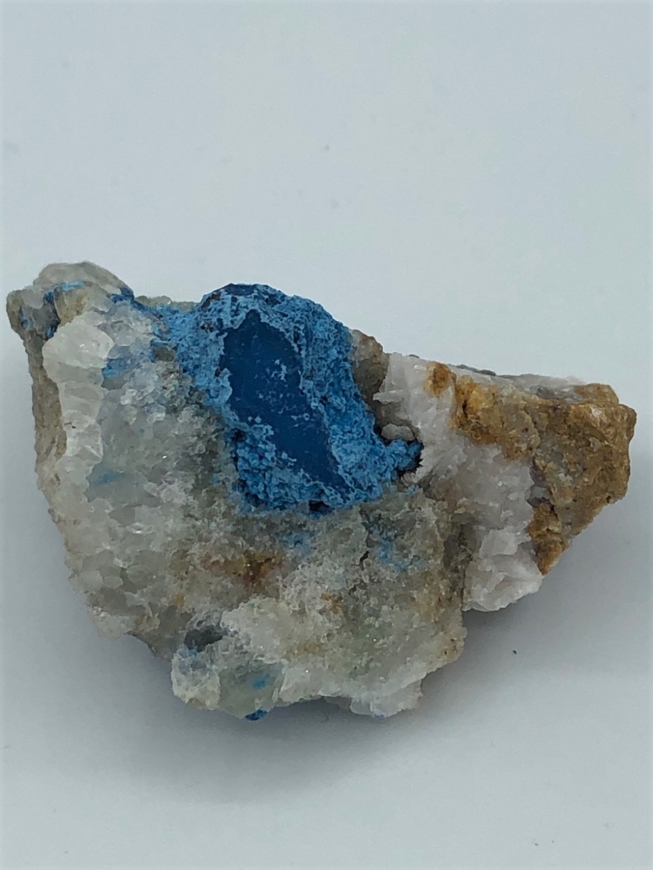 Shattuckite With Calcite