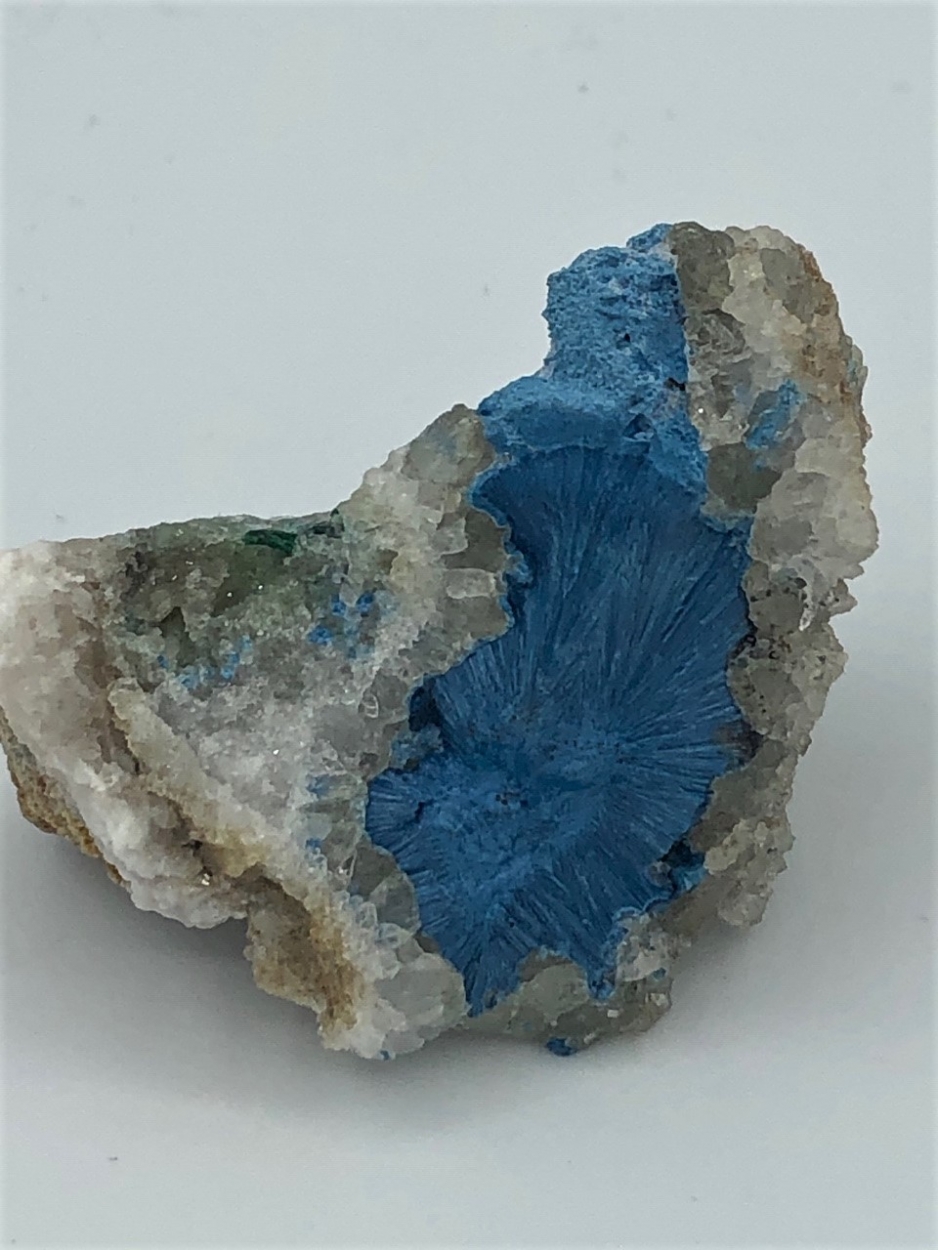 Shattuckite With Calcite