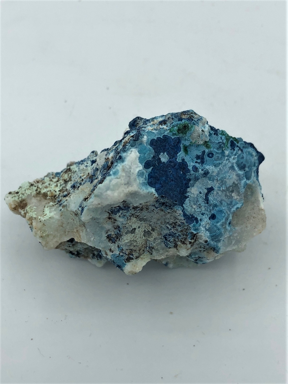 Shattuckite With Chrysocolla Calcite Quartz & Goethite