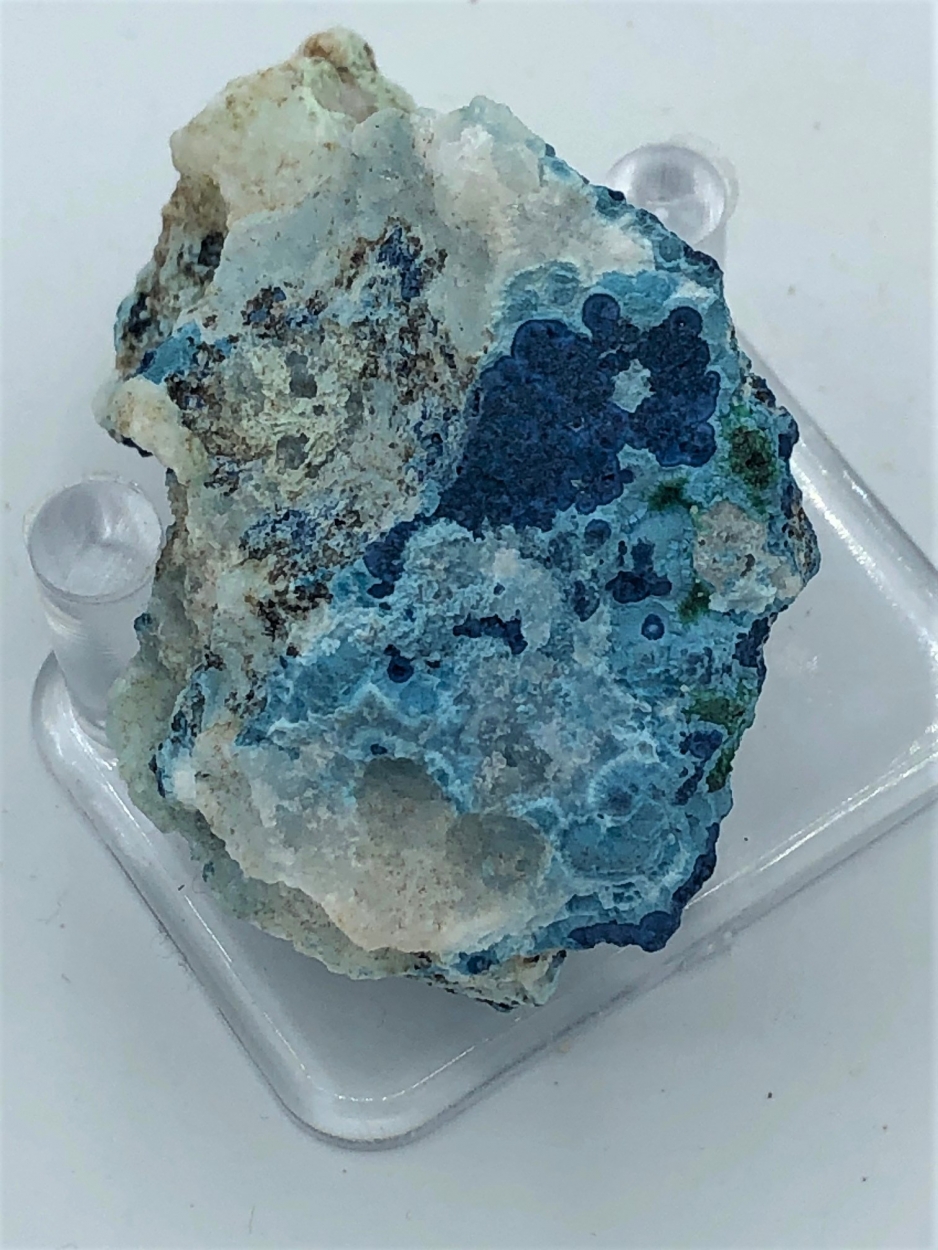 Shattuckite With Chrysocolla Calcite Quartz & Goethite