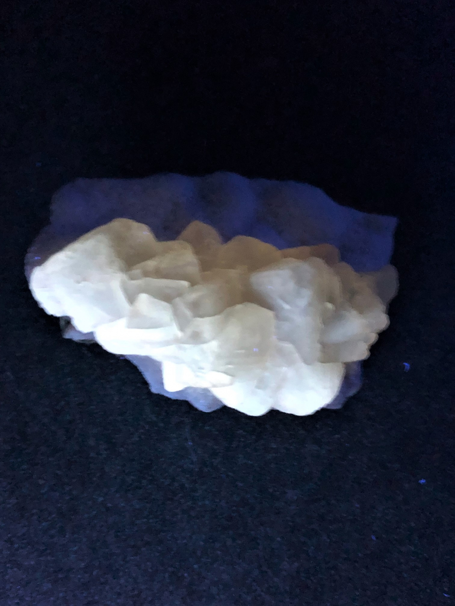 Calcite On Chalcedony