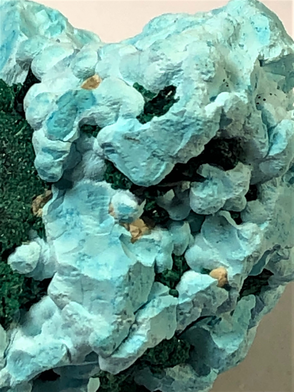 Malachite With Chrysocolla Shattuckite & Baryte