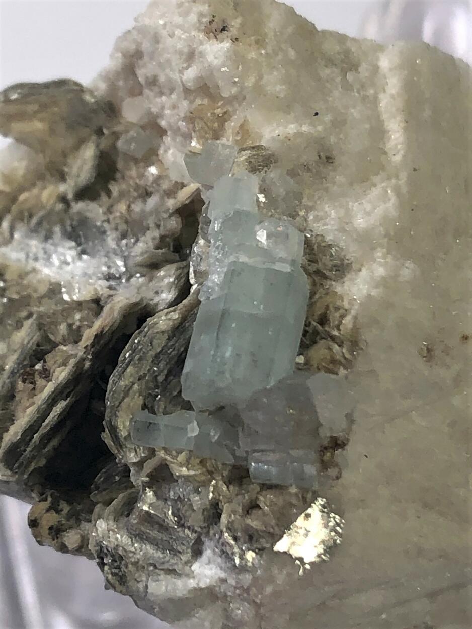 Apatite On Albite