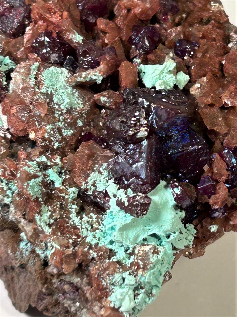 Cuprite Chrysocolla & Calcite