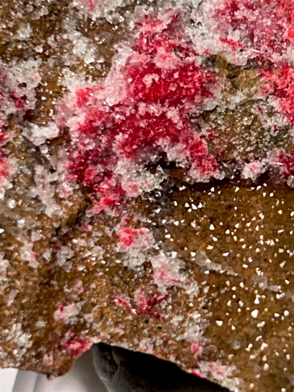 Cinnabar With Quartz