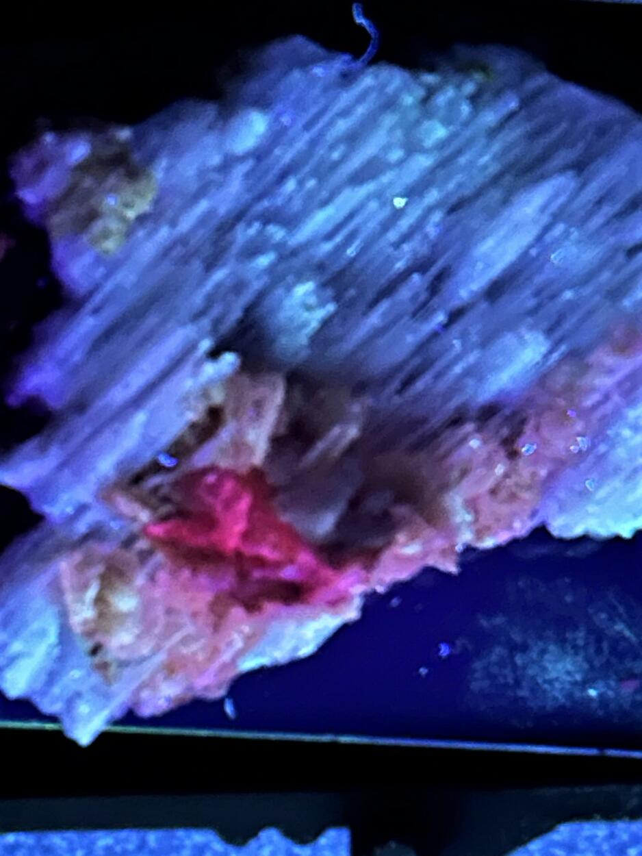 Calcite On Chalcedony