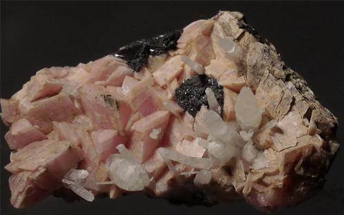 Rhodochrosite & Quartz