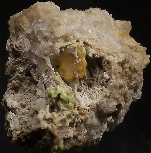 Stolzite On Fluorite