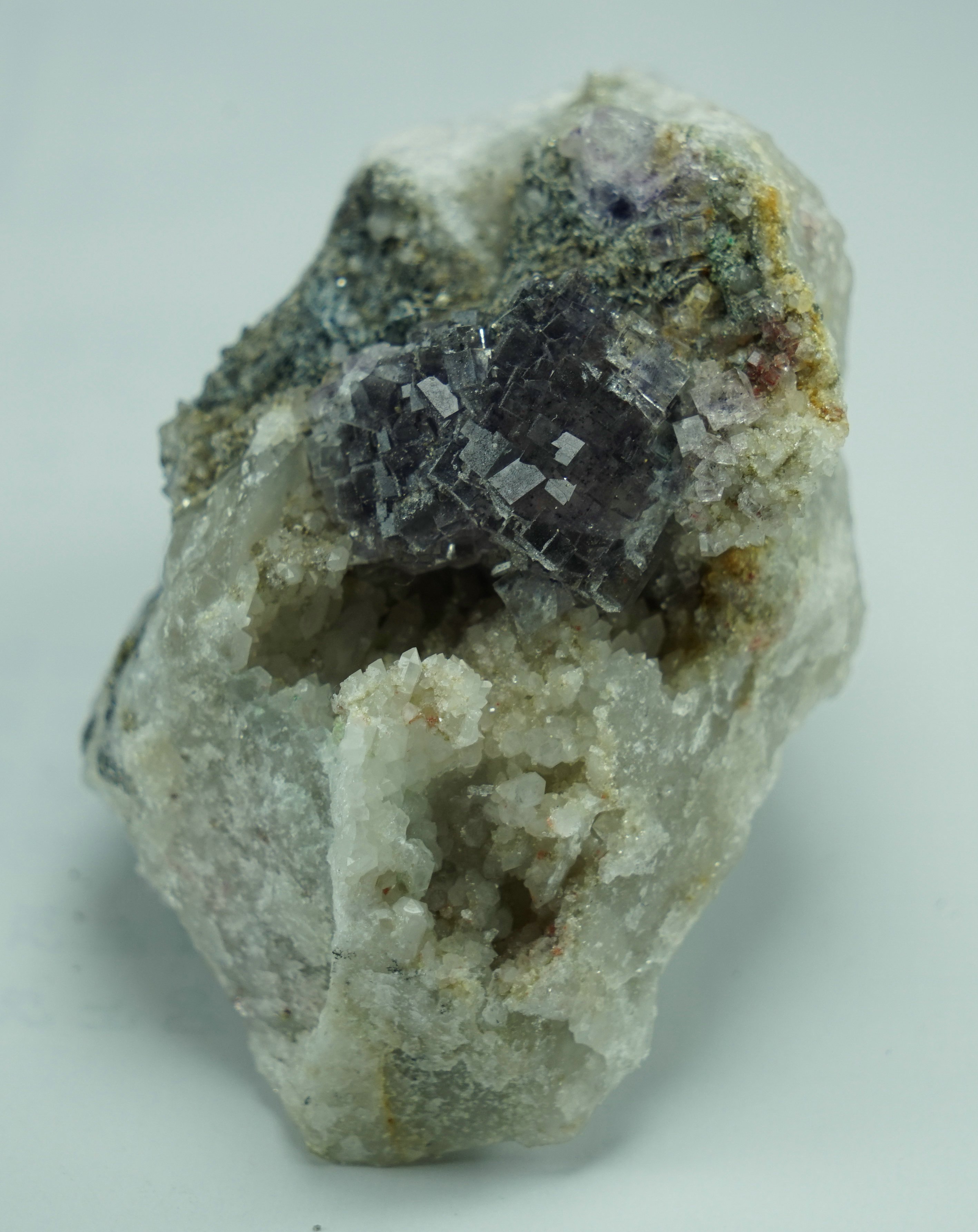 Emplectite & Fluorite