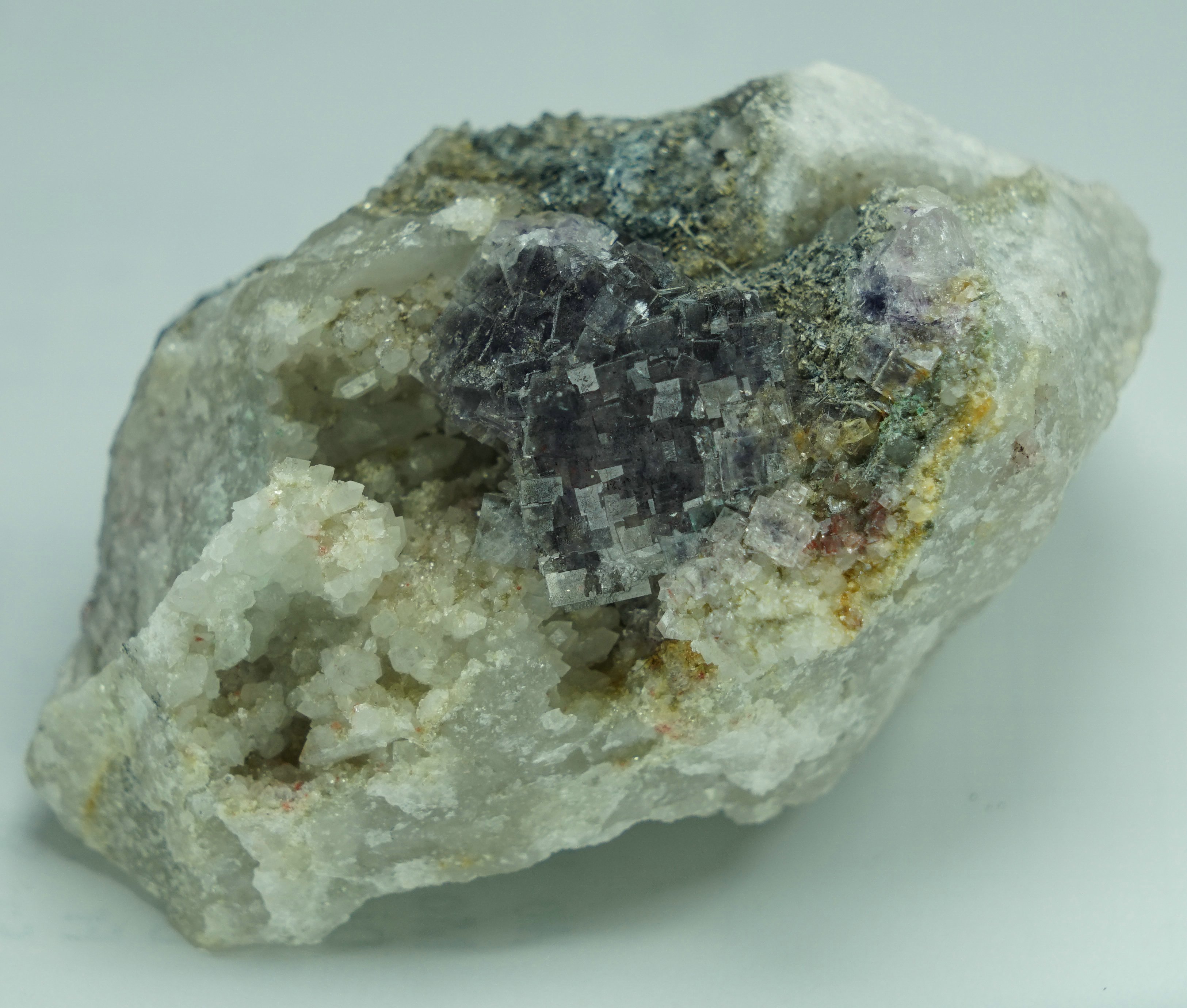 Emplectite & Fluorite