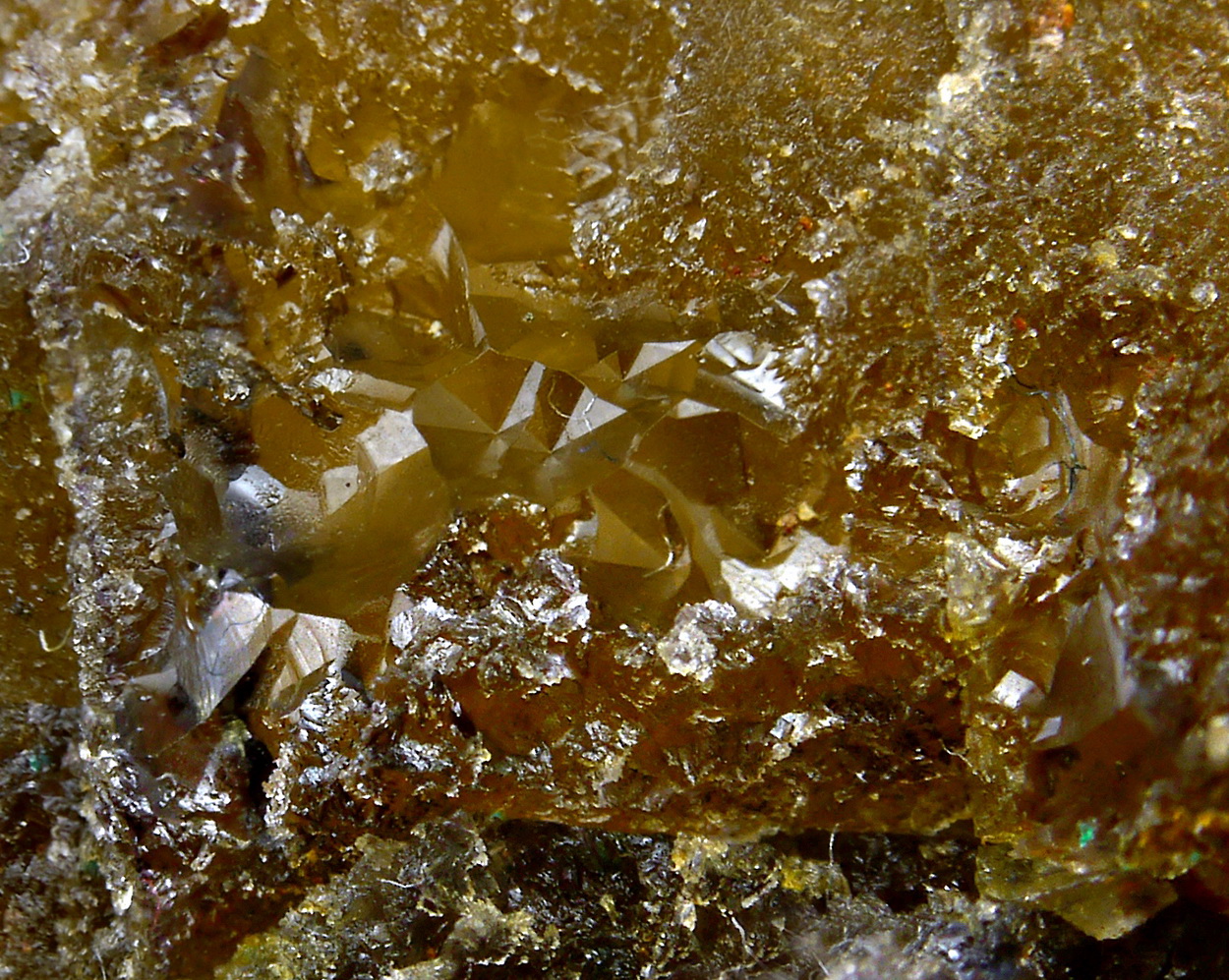 Baryte On Fluorite