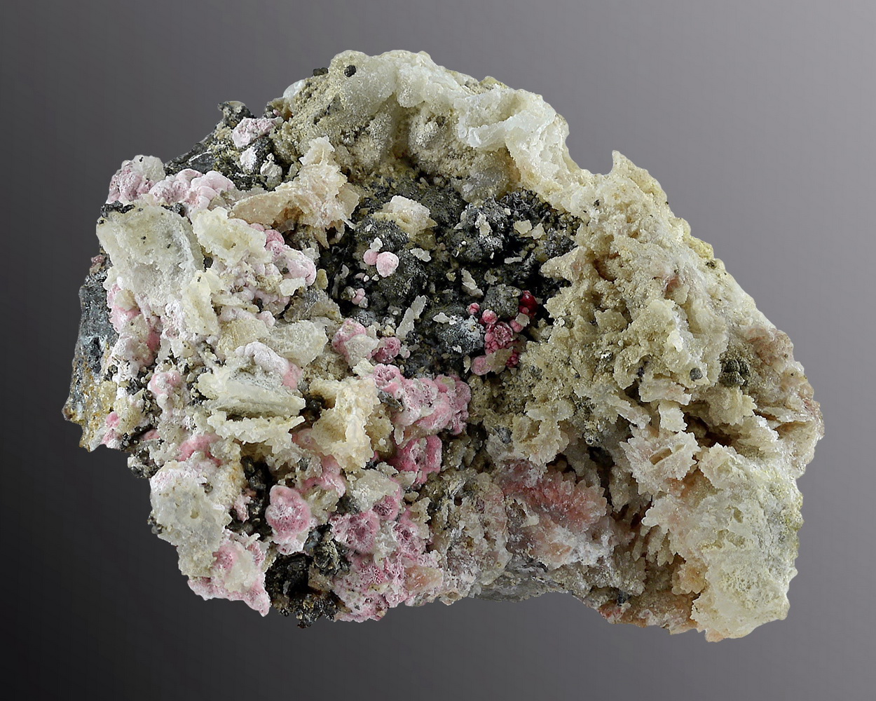 Native Silver & Erythrite