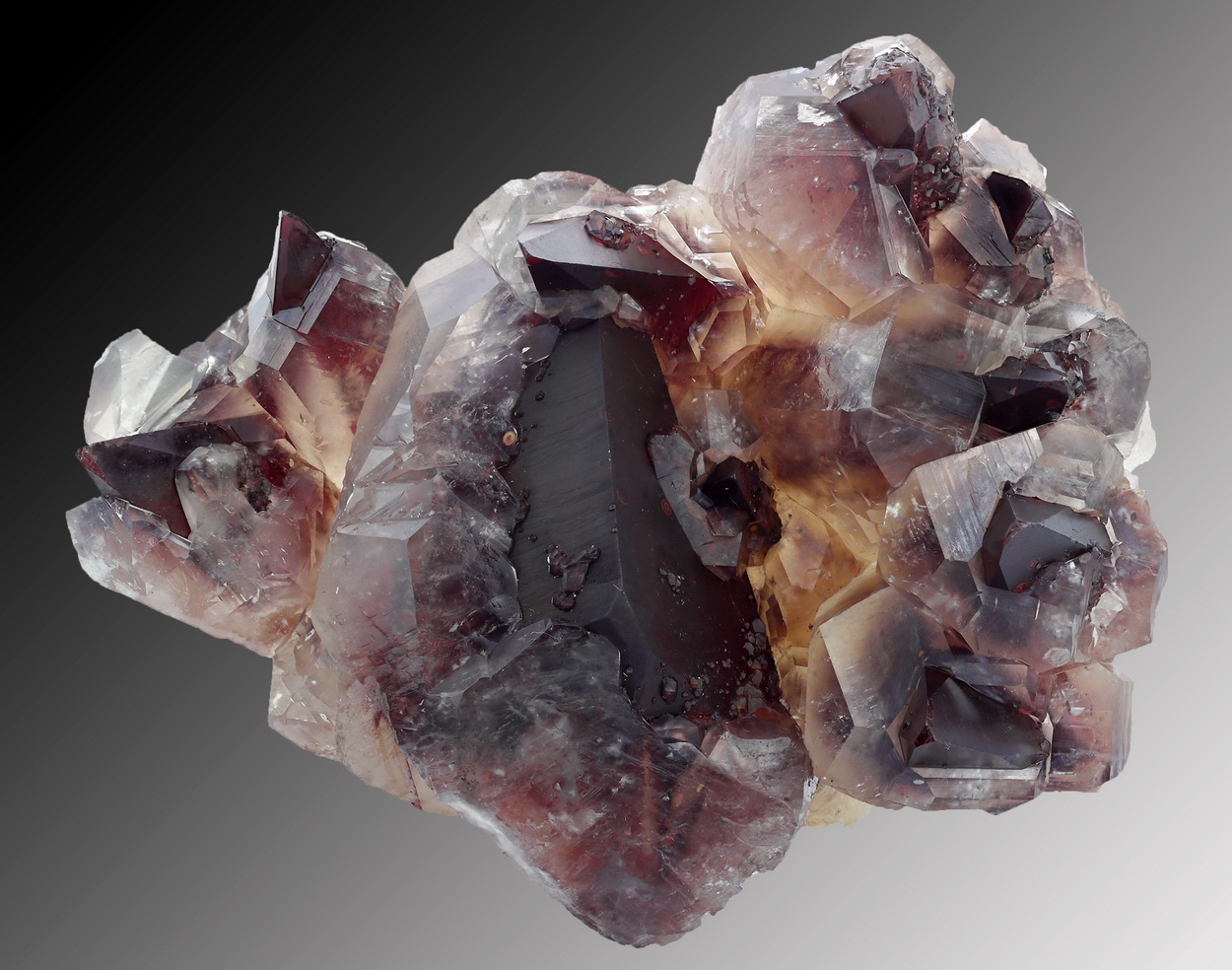 Calcite & Hematite