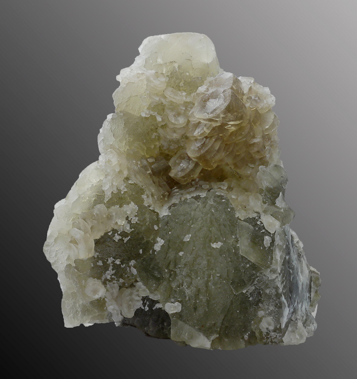 Calcite On Quartz