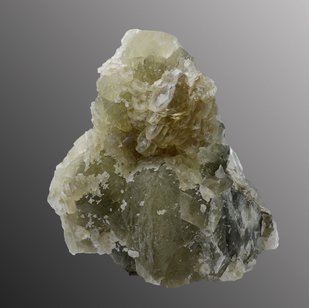 Calcite On Quartz