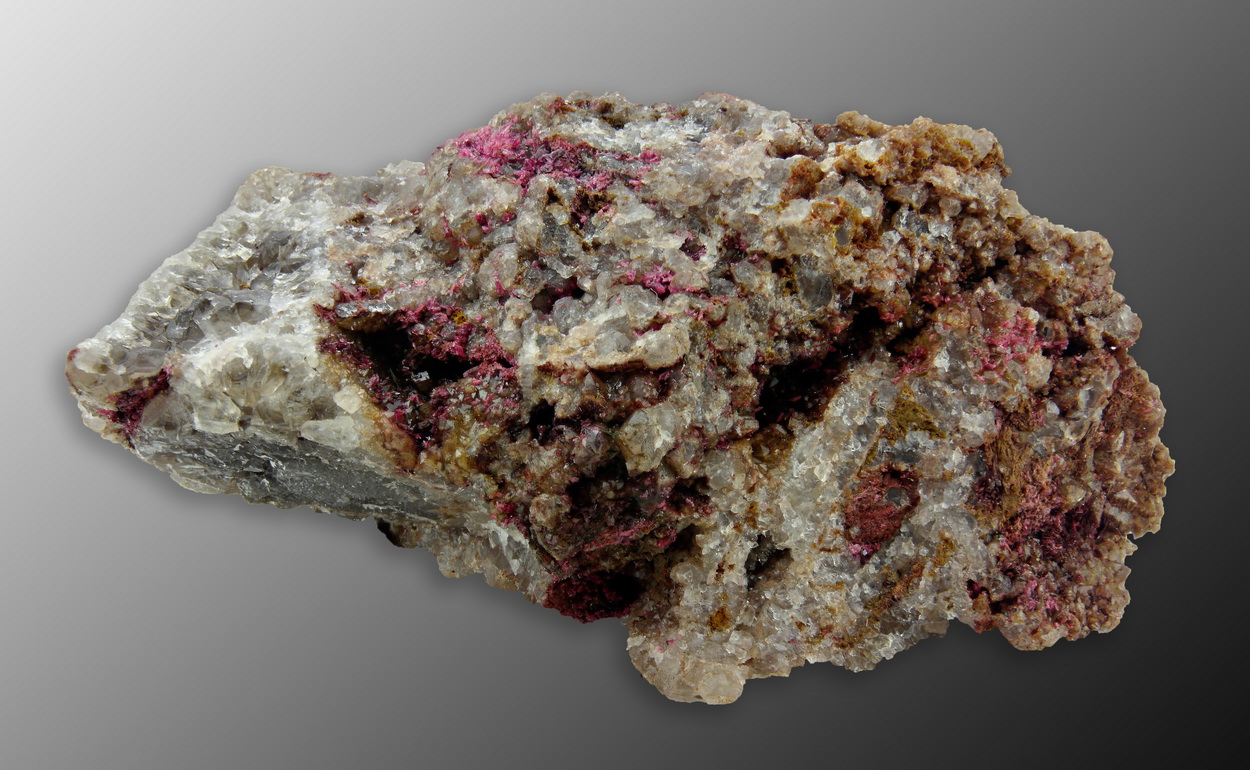 Roselite On Quartz