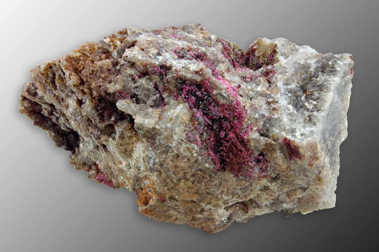 Roselite On Quartz