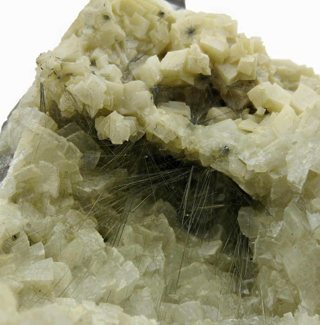 Millerite On Dolomite