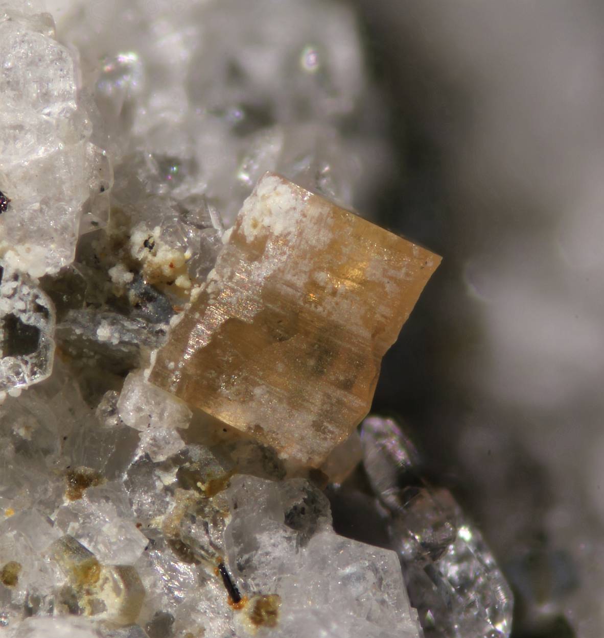 Synchysite-(Ce) & Rutile