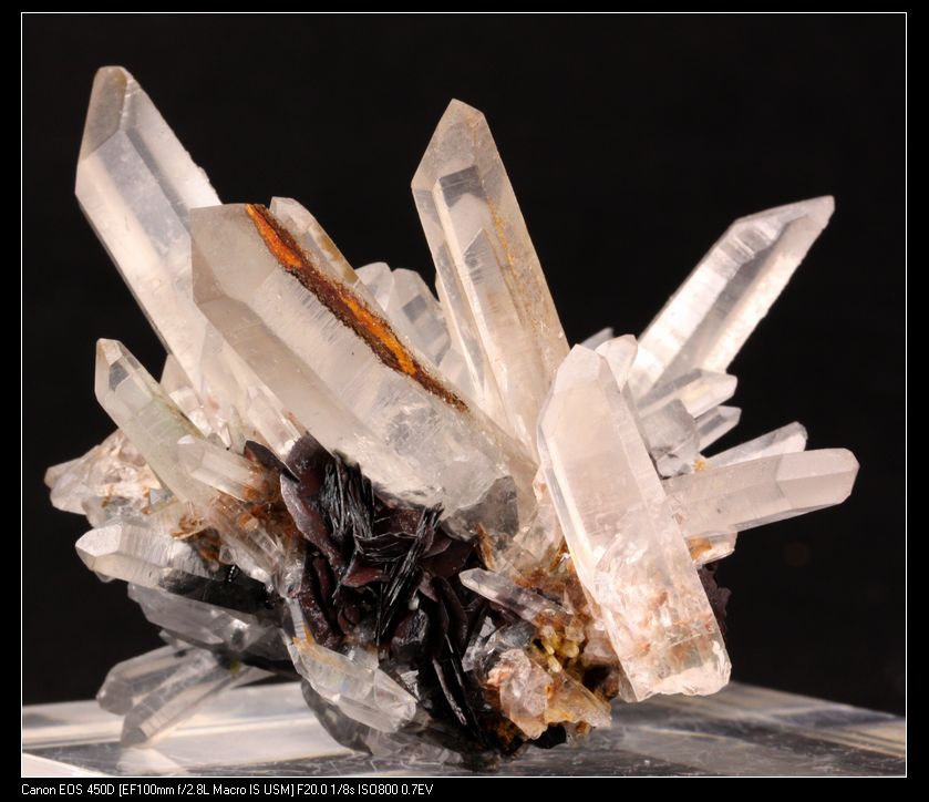 Quartz With Hematite