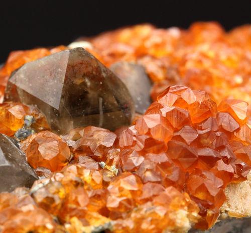 Spessartine & Smoky Quartz