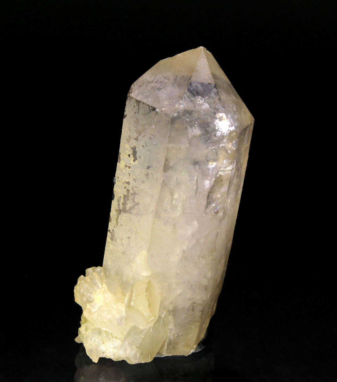 Babingtonite On Quartz