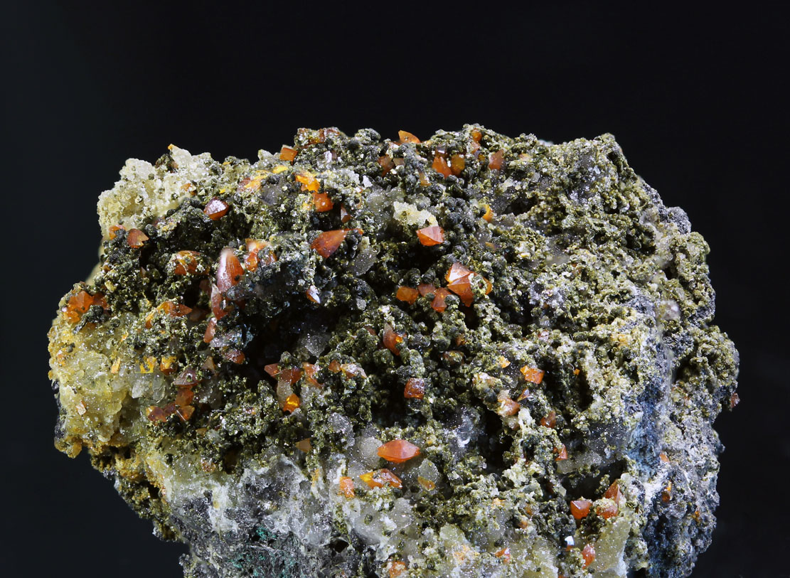 Vauquelinite & Chromian Wulfenite