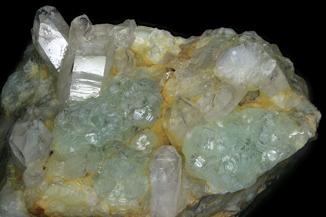 Prehnite & Quartz