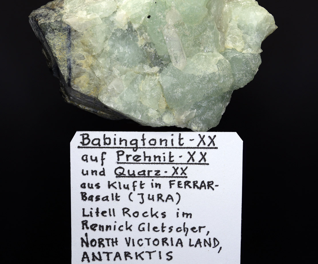 Babingtonite & Prehnite