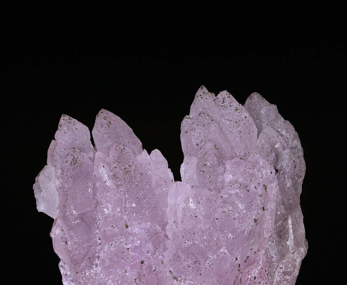 Rose Quartz Crystal Cluster from Lavra da Ilha, Taquaral