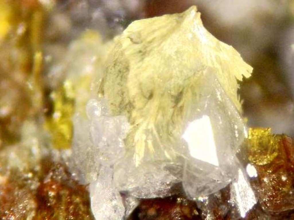 Ojuelaite Legrandite & Scorodite