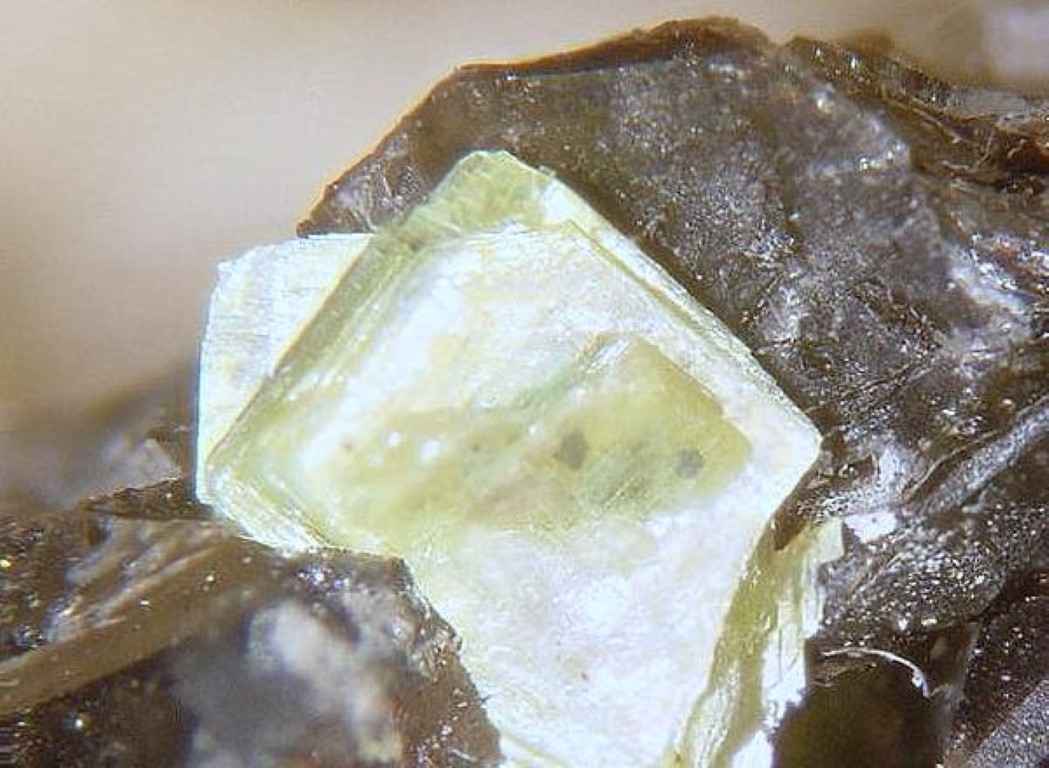 Zeunerite & Smoky Quartz