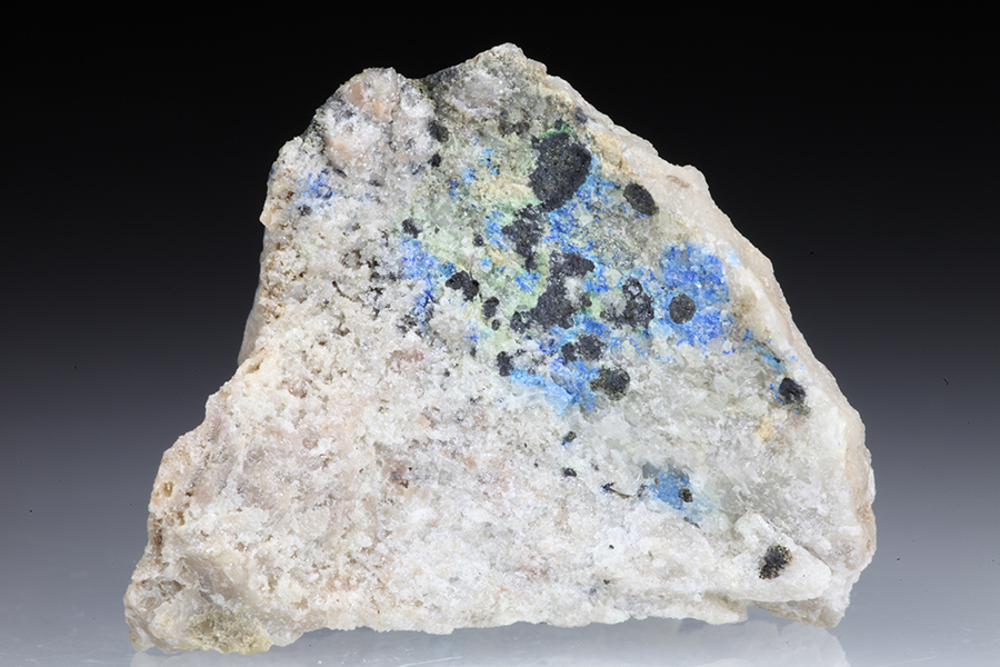 Goldfieldite & Azurite