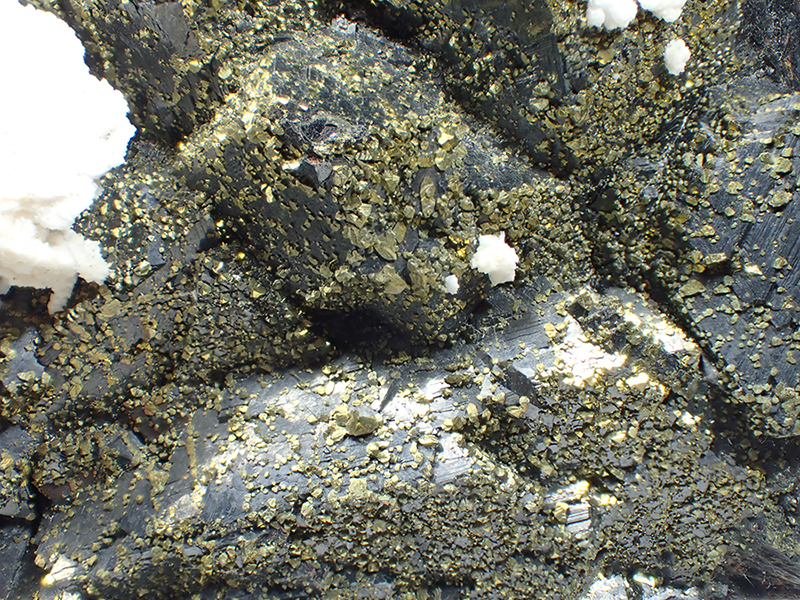 Calcite Chalcopyrite & Sphalerite