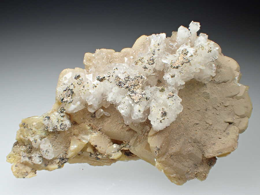 Wulfenite & Calcite