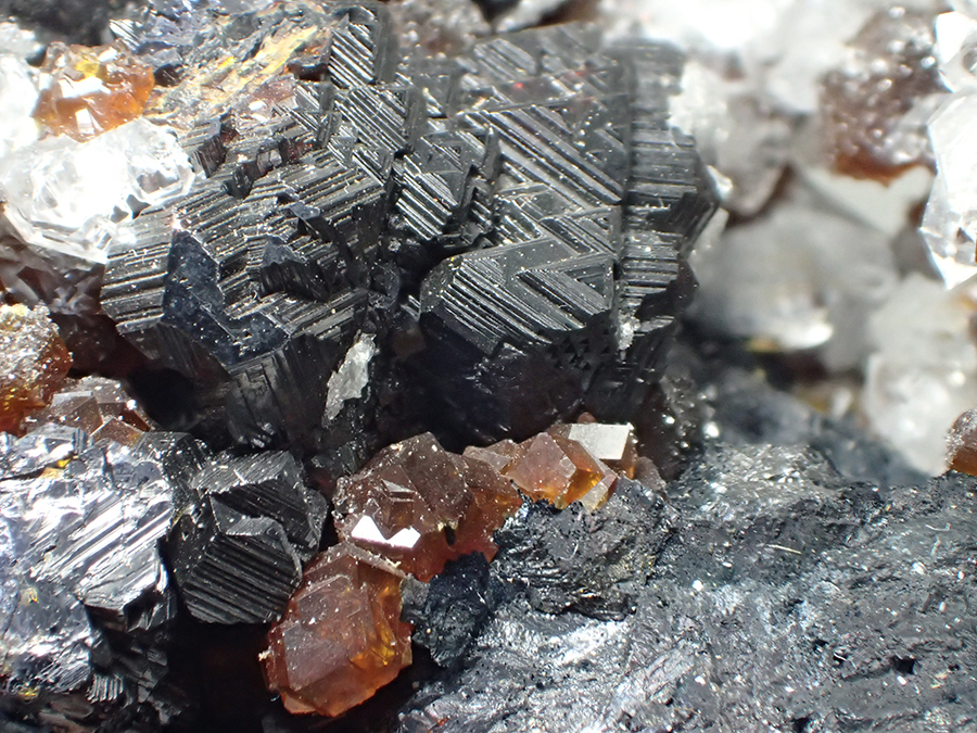 Sphalerite Andradite & Galena