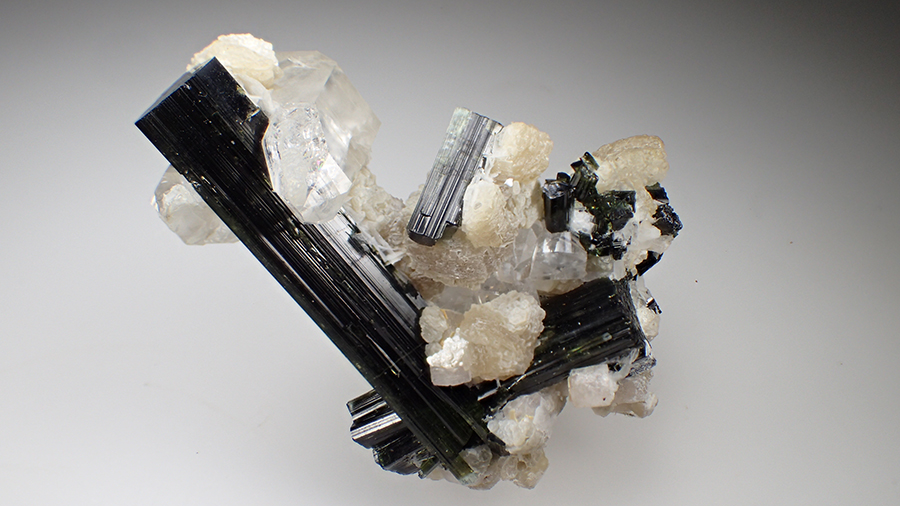 Tourmaline Goshenite & Quartz