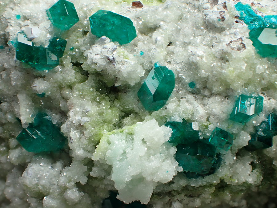 Dioptase & Duftite