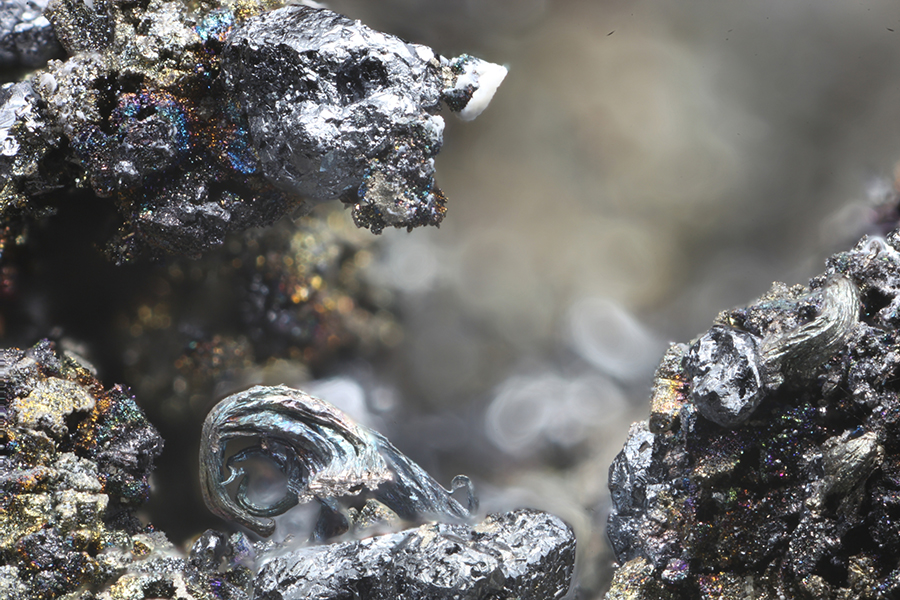 Argentopyrite Acanthite Native Silver & Stephanite